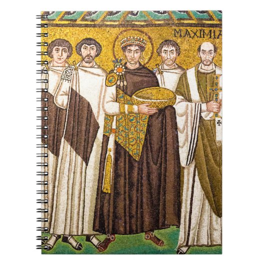 Justinian the Great Roman emperor ノートブック (正面)