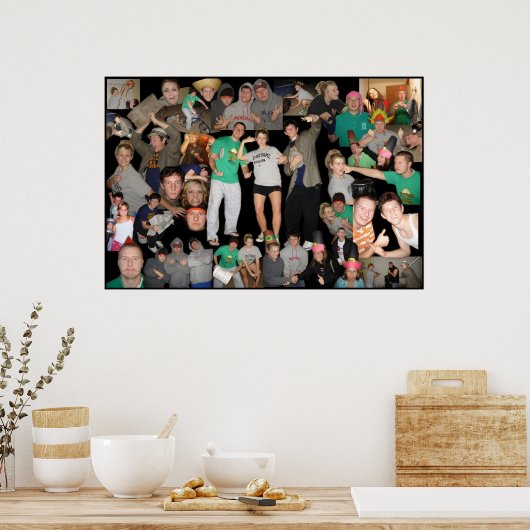 Justin's Collage #2 ポスター (キッチン)