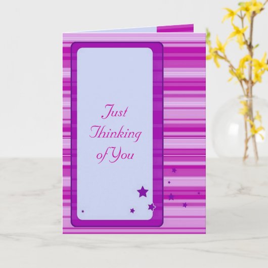 Just's 考え of You Card カード (黄色い花)