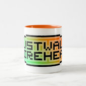 JustWall WireHead Mug ツートーンマグカップ (中央)
