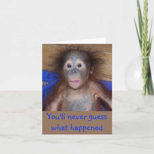 Jusy Say Hi Add Your Own Greeting カード (正面)