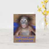 Jusy Say Hi Add Your Own Greeting カード (黄色い花)