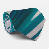 Juul著泡立つ波のサーファーの海洋波のタイ ネクタイ (ロール)