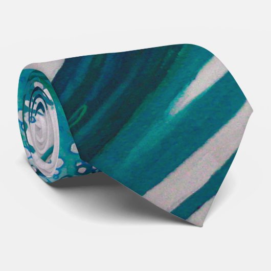 Juul著泡立つ波のサーファーの海洋波のタイ ネクタイ (ロール)