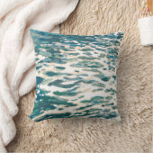 Juul著海の航跡の波のビーチの装飾の枕 クッション (ブランケット)