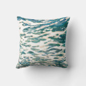 Juul著海の航跡の波のビーチの装飾の枕 クッション (裏面)