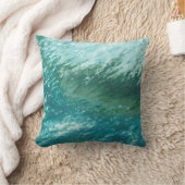 Juul著海洋波の波のビーチの沿岸枕 クッション (ブランケット)