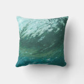 Juul著海洋波の波のビーチの沿岸枕 クッション (裏面)