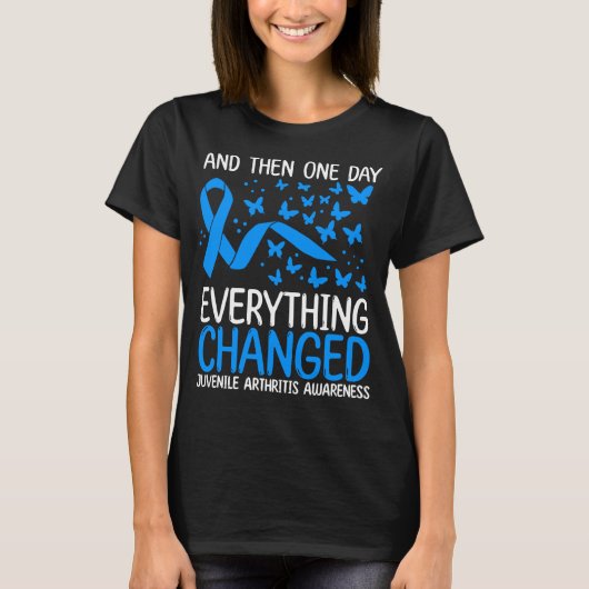 Juvenile Arthritis Ribbon Arthritis Awareness Tシャツ (正面)