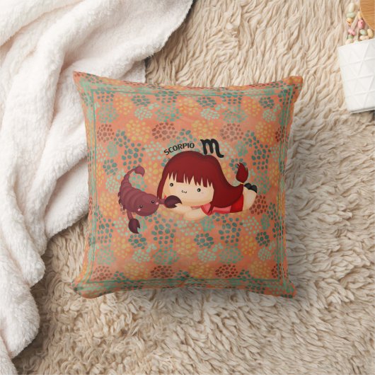 Juvenile Scorpio Throw Pillow クッション (ブランケット)