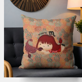 Juvenile Scorpio Throw Pillow クッション