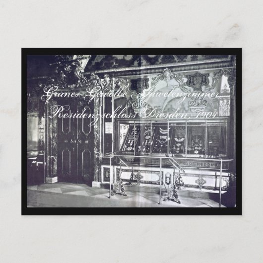 Juwelenzimmer Dresden Green Vault Grünes Gewölbe ポストカード (正面)