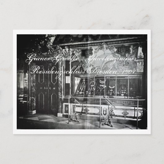 Juwelenzimmer Dresden Green Vault –Grünes Gewölbe ポストカード (正面)