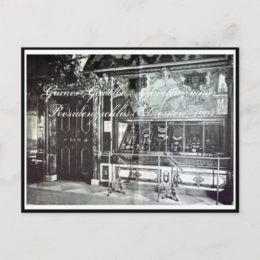Juwelenzimmer Dresden Green Vault Grünes Gewölbe ポストカード (正面)