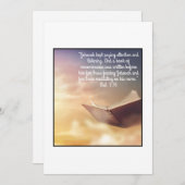 JWお見舞いカード サンキューカード (正面/裏面)