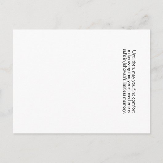 JWお見舞いカード ポストカード (裏面)