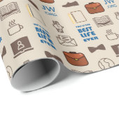 JWの兄弟やJWの長老に対する最高の贈り物  ラッピングペーパー (ロールコーナー)