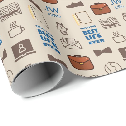 JWの兄弟やJWの長老に対する最高の贈り物  ラッピングペーパー (ロールコーナー)