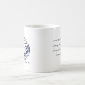 JWの動きの組合せのマグ コーヒーマグカップ (中央)