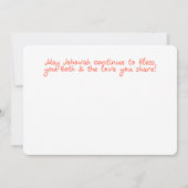 JWの結婚アニバーサリーカード (裏面)