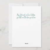 JWウォーターカラーライトハウスハッピーアニバーサリーカード シーズンカード (裏面)