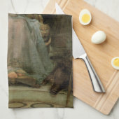 JWウォーターハウスでユリシーズにカップを提供するサーチェ キッチンタオル (四つ折り)