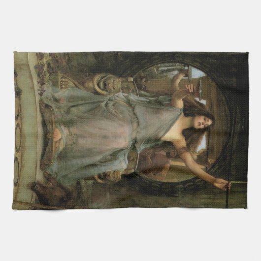 JWウォーターハウスでユリシーズにカップを提供するサーチェ キッチンタオル (横)