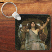 JWウォーターハウスでユリシーズにカップを提供するサーチェ キーホルダー (正面)