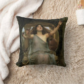 JWウォーターハウスでユリシーズにカップを提供するサーチェ クッション (ブランケット)