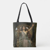 JWウォーターハウスでユリシーズにカップを提供するサーチェ トートバッグ (裏面)