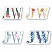 JWエホバ証人省補給花 シール (正面)