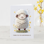 JWエルダーサンキューカード | JW折り畳みグリーティングカード カード (黄色い花)