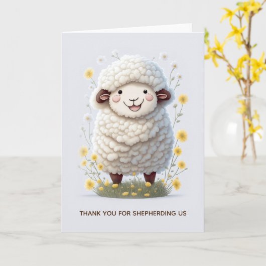 JWエルダーサンキューカード | JW折り畳みグリーティングカード カード (黄色い花)