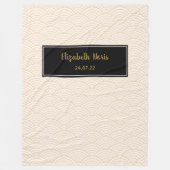 JWカスタマイズバプテスマの贈り物 フリースブランケット (正面)