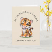 JWカード勇気と強さ | JWグリーティングカード カード (黄色い花)