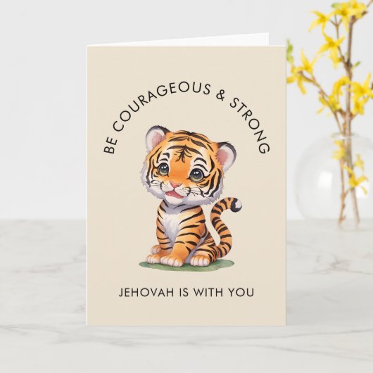 JWカード勇気と強さ | JWグリーティングカード カード (黄色い花)