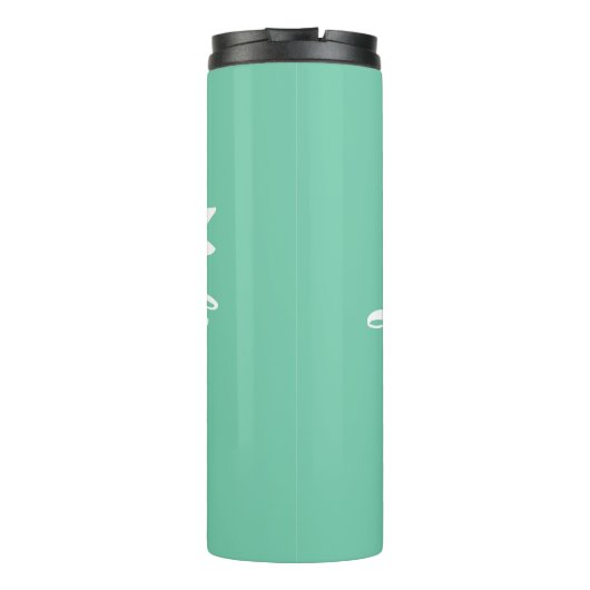 JWギフトパーソナライズされた最高のライフエバー – Green Ther タンブラー (裏面)