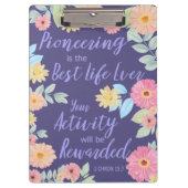 JWギフト先駆者生最高の活き クリップボード (正面)