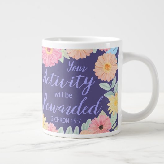 JWギフト先駆者生最高の活き ジャンボコーヒーマグカップ (右)