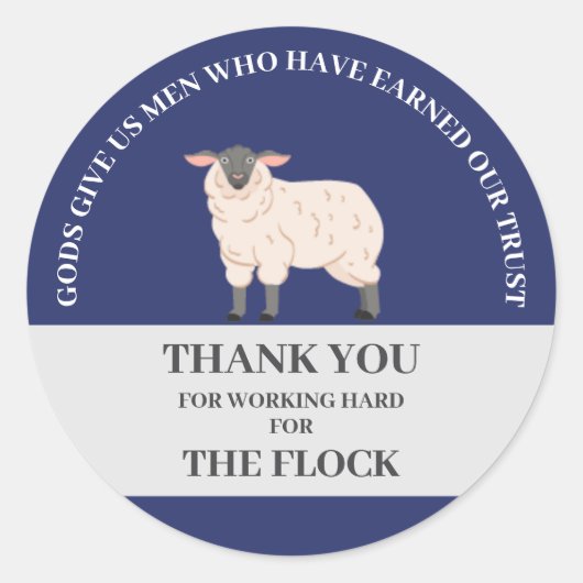 Jwギフト大老「男性のギフト」 ラウンドシール (正面)