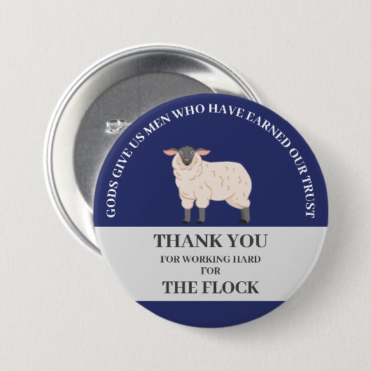 Jwギフト大老「男性のギフト」 缶バッジ (正面&裏面)