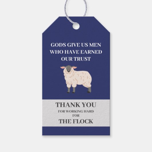 Jwギフト長老「男性のギフト」ギフトラベル ギフトタグ (正面)