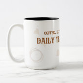 JWコーヒー…しかし、最初の毎日の文字 – マグカップ兄弟! ツートーンマグカップ (左)