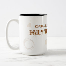 JWコーヒー…しかし、最初の毎日の文字 – マグカップ兄弟！ ツートーンマグカップ