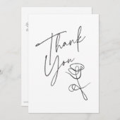 JWサンキューカードと聖なる書物、 経典Philemon 1:4 招待状 (正面/裏面)