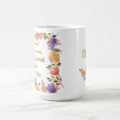 JWシスターパーソナライズされた引用文ギフトコーヒーマグ コーヒーマグカップ (中央)