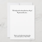 JWシンパカードピンクサンライズ ノートカード (裏面)