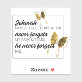 JWジェホバ忘れーは シール