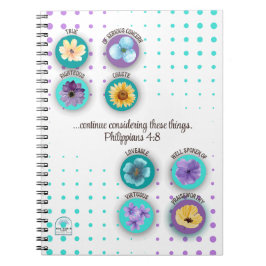 JWノート – フィリップ4:8 ノートブック