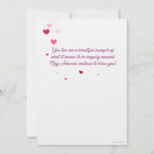 JWハッピーアニバーサリーカード サンキューカード (裏面)